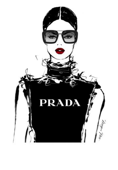 prada drawing|Prada art drawings.